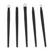 5 Pieces Silicone Brushes Eye Shadow Eyebrows Lip Eyeliner Brush Set Portable Handle Reusable Makeup Applicator