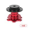 Universal Steering Wheel Quick Release Hub Boss Kit Wheel Hub Adapter For 6 Hole Steering Wheel Hub
