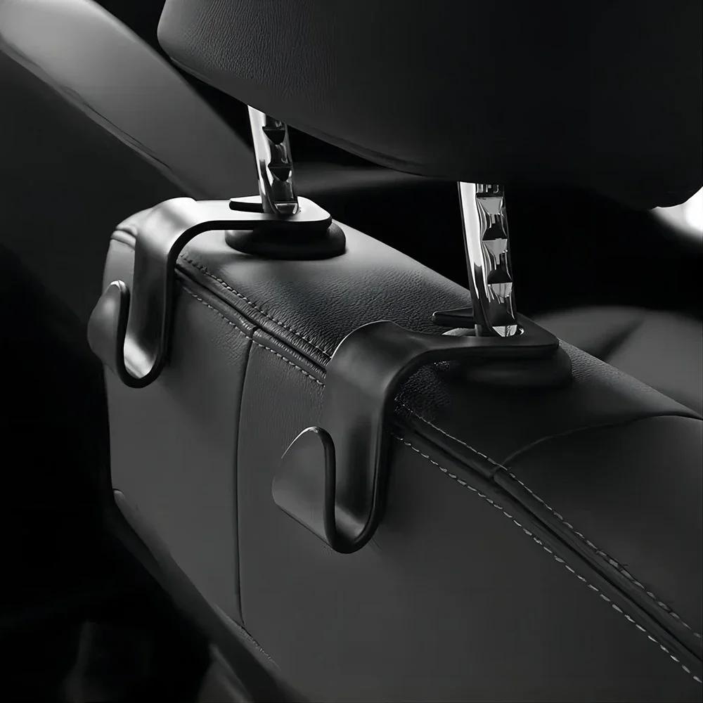 Autositz-Rückenlehnenhaken Universeller Kopfstützenhaken Autozubehör Innenraum-Organizer Aufhänger Halter Aufbewahrung Für Auto Tasche Handtasche Geldbörse