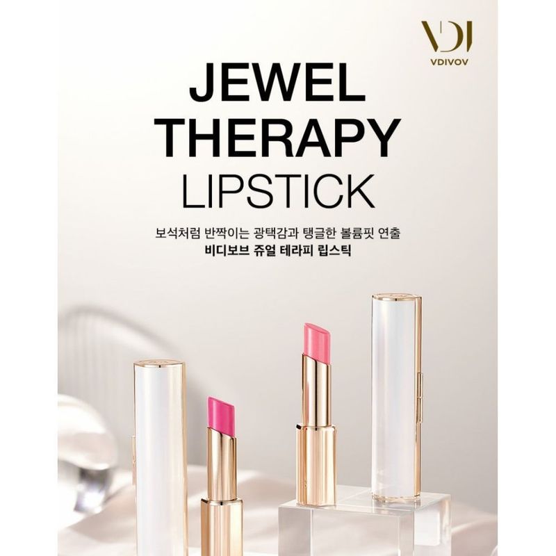 VDIVOV - Růž na rty Jewel Therapy - 10 barev