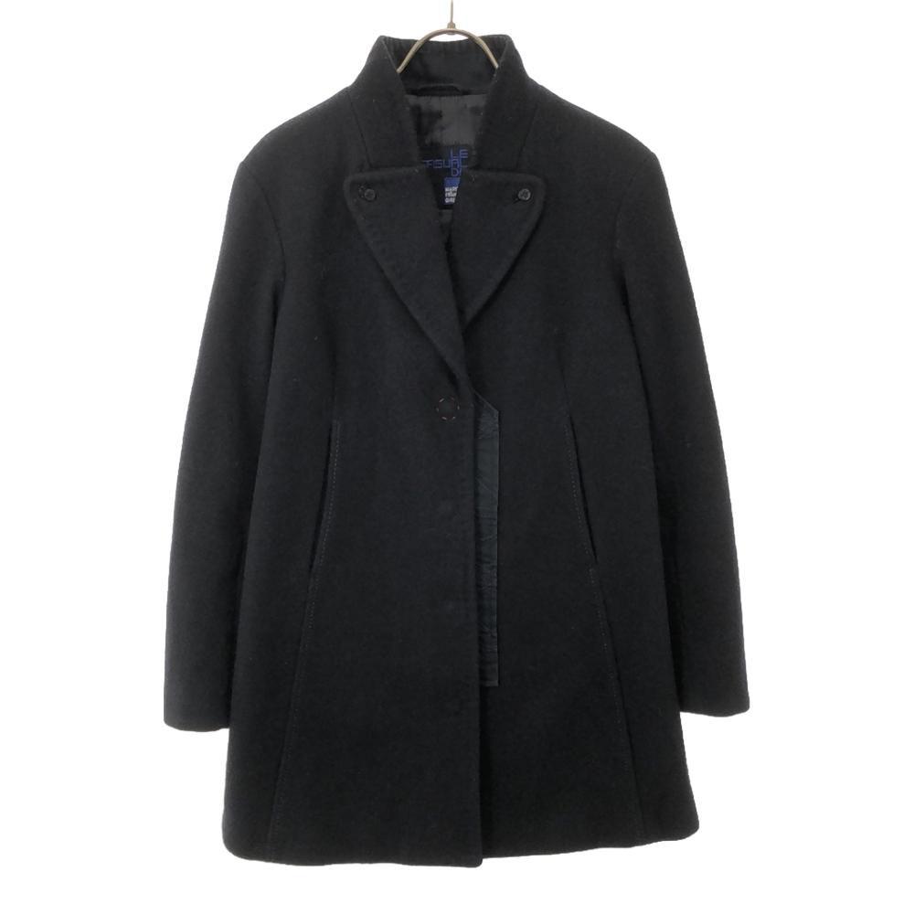 MARITHE + FRANCOIS GIRBAUD Wool Coat S Navy Lined Women Used