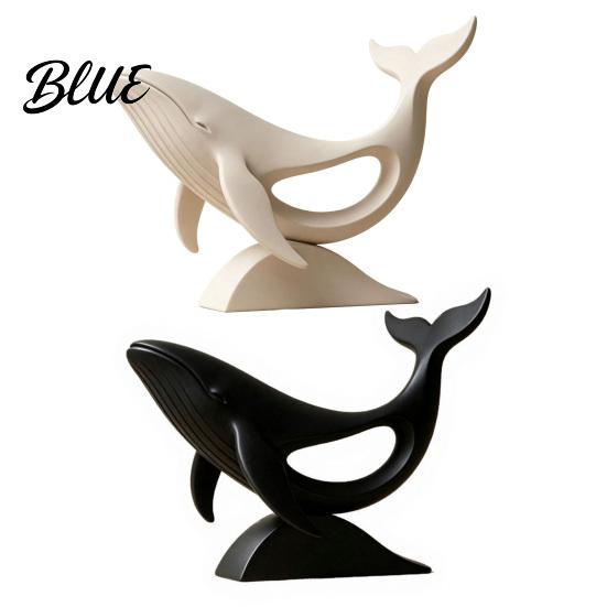 Modern Home Decor Minimalist Hollow Whale Figurine 3D Printed Matte Animal Sculpture for Durable PLA Office Desk Decor Statues Gift Table Ornament
