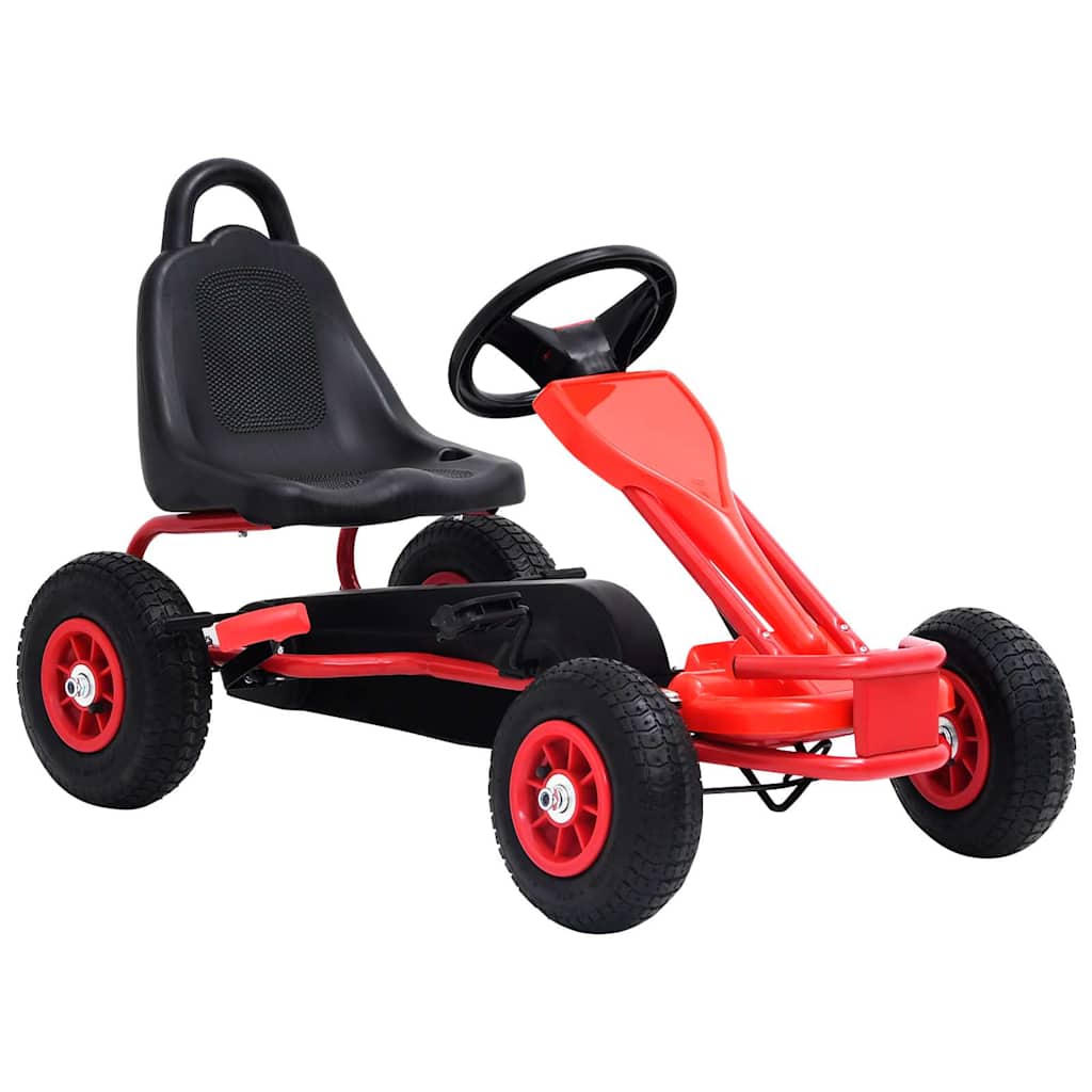 Tret Go-Kart mit Luftreifen Rot