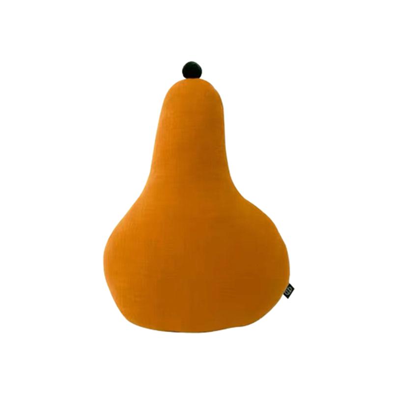 

Hill Moon Cloud Yellow Pear Plush Toy Home Decor Cartoon Baby Pillow Bumper Yellow pear