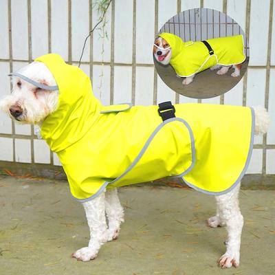 Impermeabile per cani di taglia piccola, media e grande, tutto compreso Corgi Teddy Law Mantello, Mantello antipioggia, Vestiti per cani di grandi dimensioni, Proteggi la pancia, Impermeabile per animali domestici
