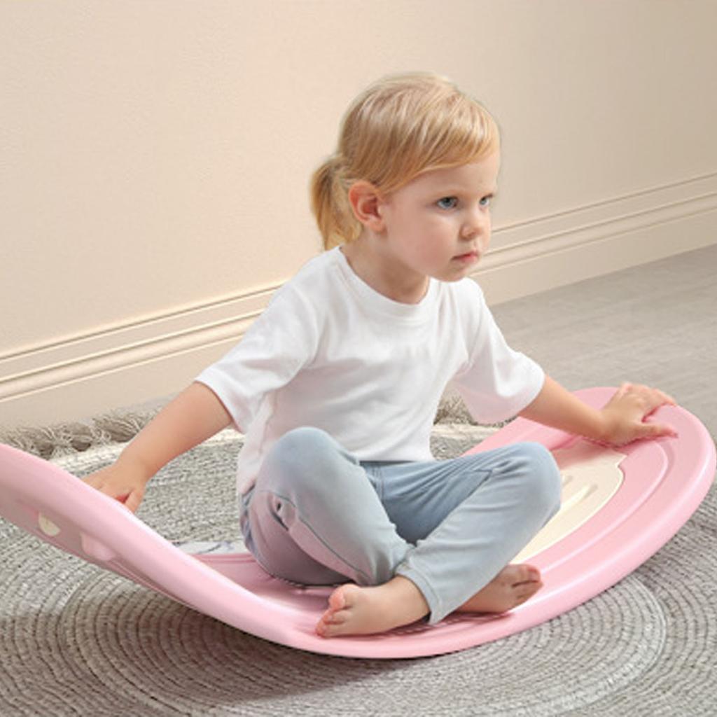 Kids Rocker Board Rocking Horse Seesaw Toddler   Board Balance Training Equipment Children Indoor Outdoor Activity Toy