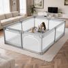 Baby Playpen, 2000 x 1785mm Extra Large Playpen for Babies Toddlers, Indoor/Outdoor Baby Fence Play Yard, No-Gap Safety Activity Center with 50 Ocean
