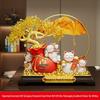 New Chinese Fortune Cat Lucky Tree Ornament