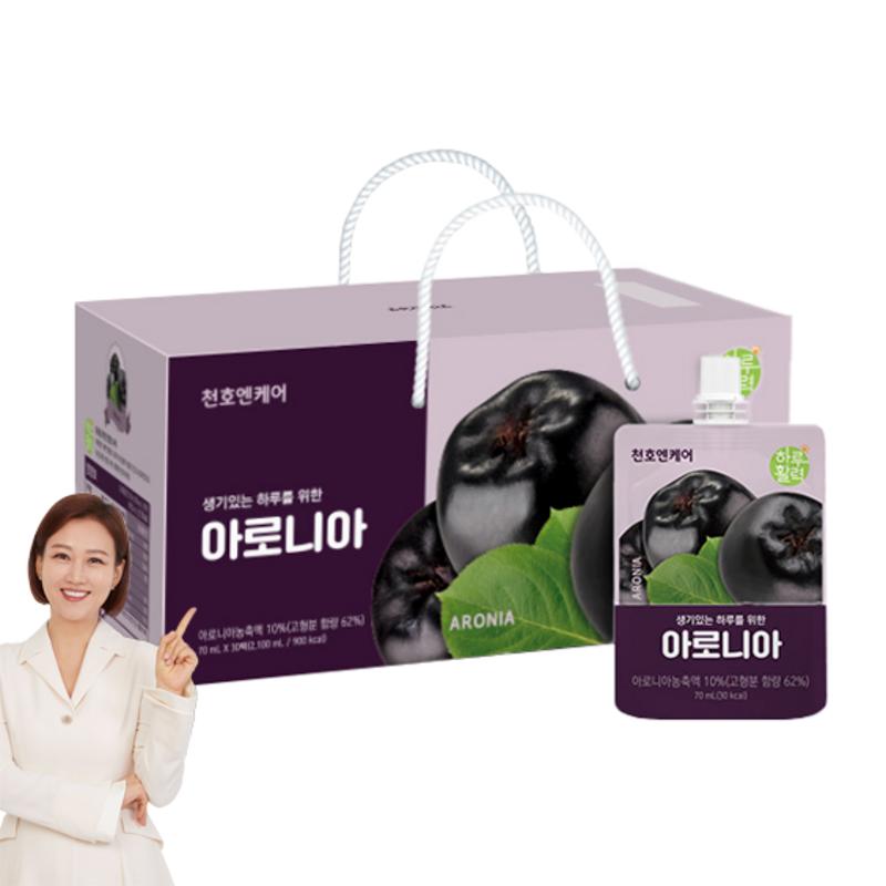 Cheonho NCare Aronia juice for a lively day, 70ml, 30 pieces