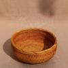 Handwoven Rattan Storage Container Rustic for Living Room