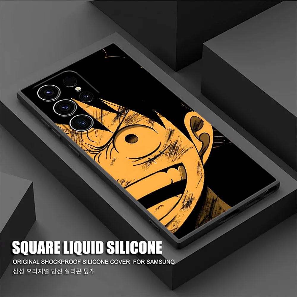 One Piece Luffy Sabo Portgas D Ace Phone Case For Samsung Galaxy S25 S24 S23 S20 S21 FE S26 S22 Ultra S26 Plus S25FE Soft Cover