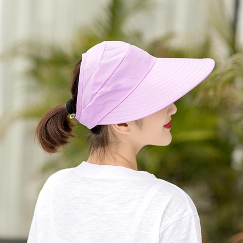 Golf-Sonnenkappe, Sommerhut für draußen, Freizeithut für Damen, LSF 50+, UV-Schutz, breite Krempe, Strand-Sonnenblende, verstellbarer Hut, lässige Baseballkappe