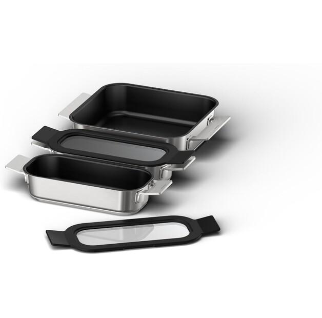 Set of BSH HZ9FF030 Roasting Pans, 3 Pieces (17007155)