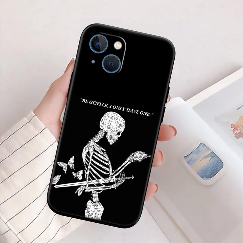 Skeleton Skull New High-End Shell Phone Case for OPPO A3 Pro A72 A74 A76 A77 A77S A78 A79 A94 A95 A18 A40M A58