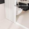 LIEI Foldable Bathroom Shower Curtain