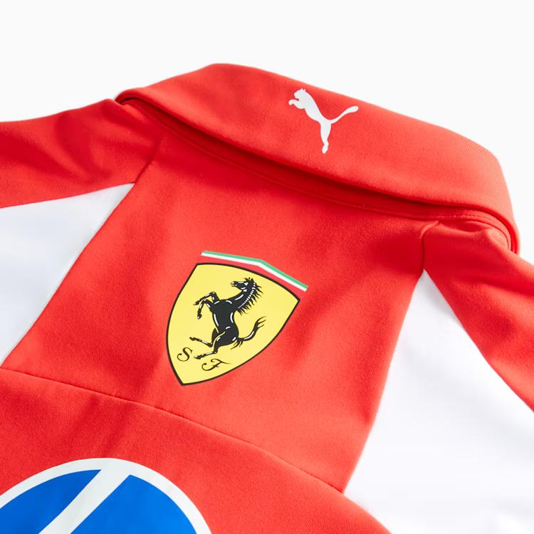 Puma Scuderia Ferrari HP Replica Series Knitted Short Sleeve Polo Shirt Unisex tops 713826-01