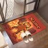 Custom Name Personalized Garfield Print Carpet, Versatile Home Decor Rug, for Playroom, Apartment, Balcony, Entryway, Hallway Gift
