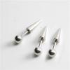 Set da 3 Pezzi Moda Classica Punk Rock Borchie Punte Coniche Acciaio Inossidabile 316L Orecchini a Lobo Uomo Donna Piercing Gioielli per il Corpo
