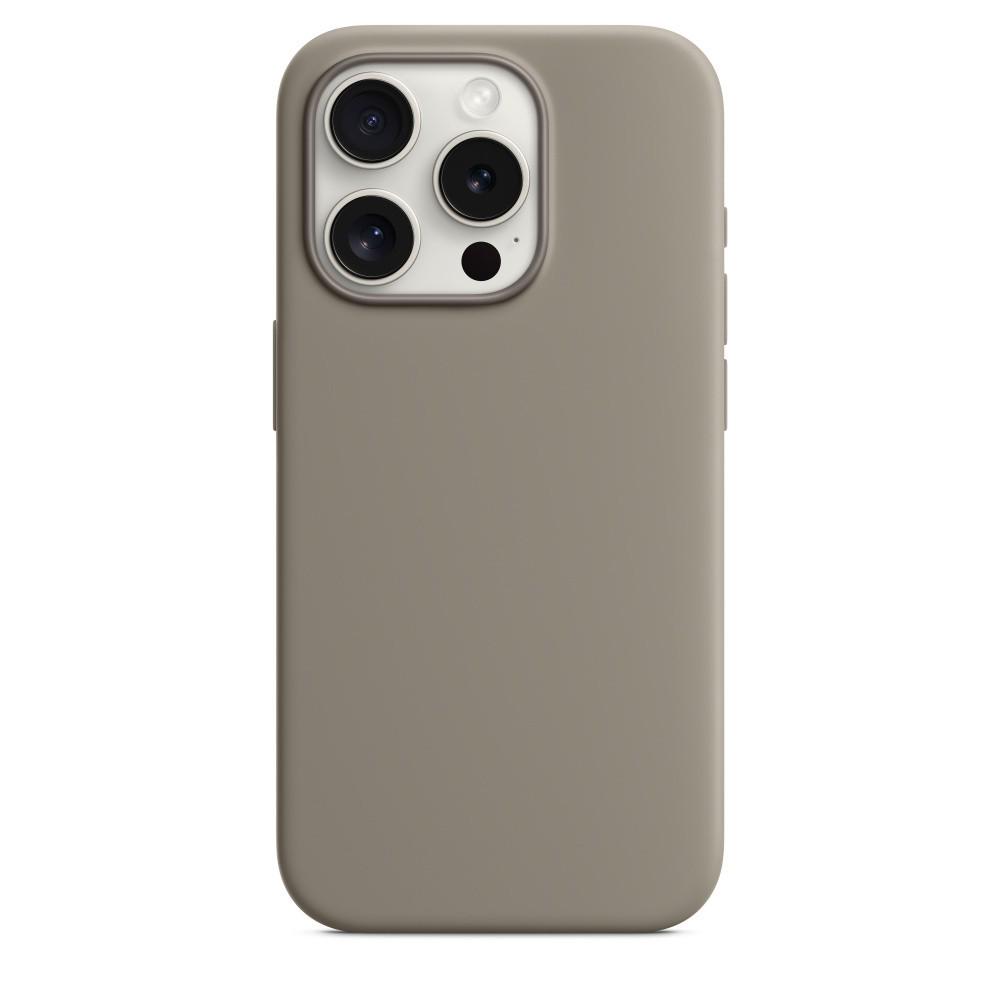 Unisex Liquid Silicone Magnetic Phone Case for iPhone 15/15 Pro Max, Drop-Proof