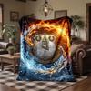 Everton Fußball Druck Flanell Decke Weich Warm Sofa Bett Überwurf für Zuhause Büro Schlafzimmer