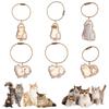 Cat Accessories Cat Hair Collector Keychain Cat Hair Memorial Gift Items Cat Hair Storage Keychains Party Favors Gift Items
