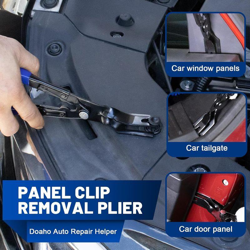 3Pcs Car Trim Removal Tool Kit, Panel Clip Remover Plier for Car Stereo Door Dash Interior