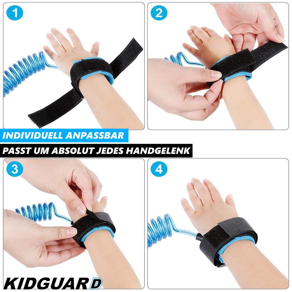 KIDGUARD Children's Safety Leash Safety Belt Baby Leash Wrist Velcro