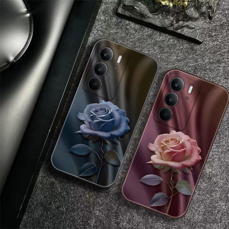 RealmeC75 Mobile Phone Case Dirt-resistant and Anti-drop Internet Celebrity Ins Wind Cute Internet Celebrity Super Fire Love Personality