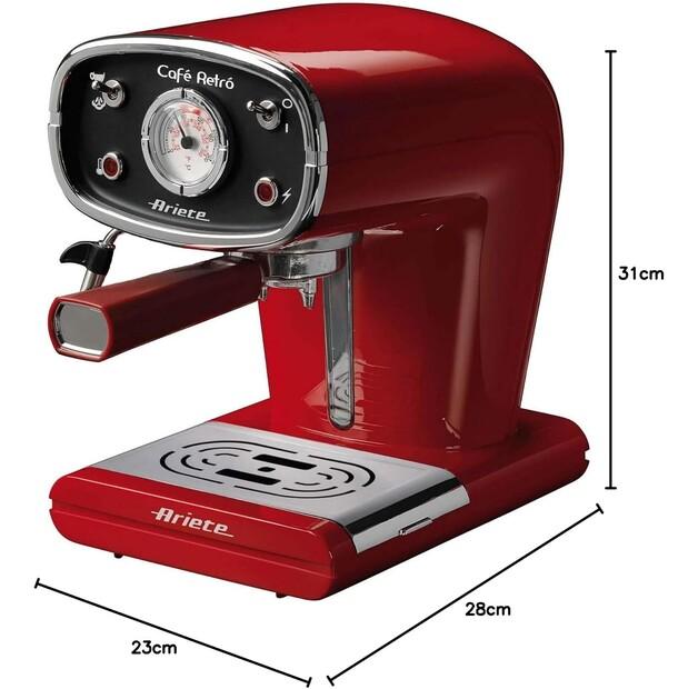 Кофеварка Ariete 1388/10 Cafe Retro Red