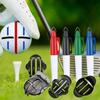 8Pcs/Set 4 Marking Stencils Golf Ball Line Marker Set Precision Golf Ball Marker Pen Outdoor