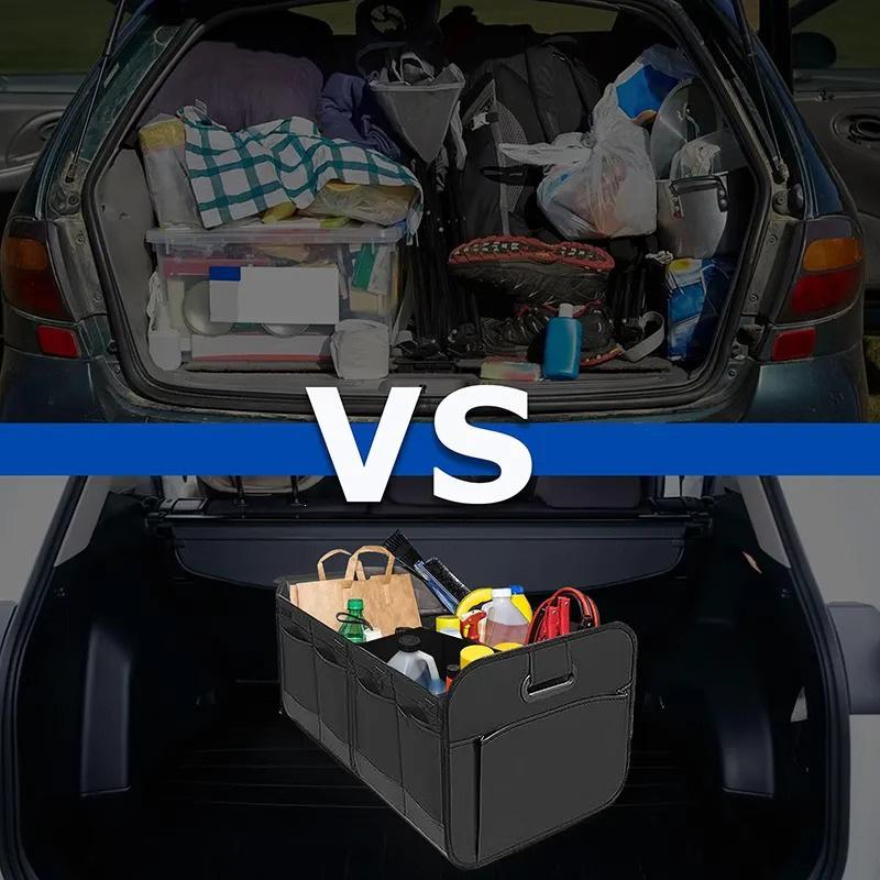 Cross-Border Foldable Oxford Cloth Car Trunk Storage Box - Large Capacity