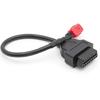 1pcs 6 Pin To 16Pin OBD2 Diagnostic Adapter Cable for Moto Guzzi Piaggio Vespa Motorcycle Engine Fault Diagnosis Tool