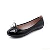 Fashion Fashionable flat shoes gentle women's round bow comfortable versatile casual shallow mouth not tiring feet women's single shoes