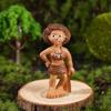 1/3 Pcs Fairy Garden Drunk Gnomes Miniature Ornaments Set Mini Dwarf Bonfire Statues for Planter Flowerpot Decor Accessories