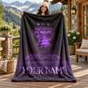 Al Ain FC Custom Name Flannel Blanket Personalized Soft Warm Plush Throw Blanket Customized Gift for Family Friends