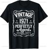 55th Birthday Tee 55 Years Old Vintage Legends Born in 1971 TShirt Print Cotton Design Gifts T Shirts Streetwear Camisas