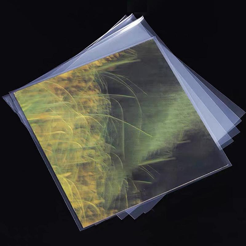 50Pcs 12Inch Clear Vinyl Record Protecter Lp Vinyl Record Self Adhesive Bag Plastic Outer Sleeves For Cd Tape Protect Sleeves