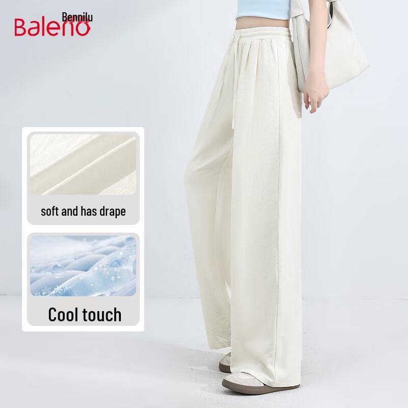 Baleno Women's Milk Floss Wide-Leg Pants