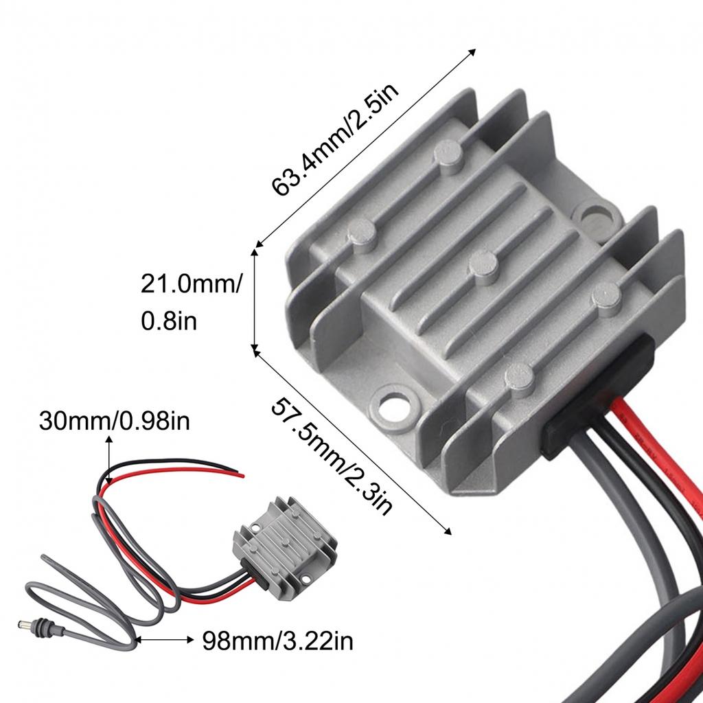 Reliable 12V DC to 30V Boost Adapter for Outdoor For Starlink Mini Use