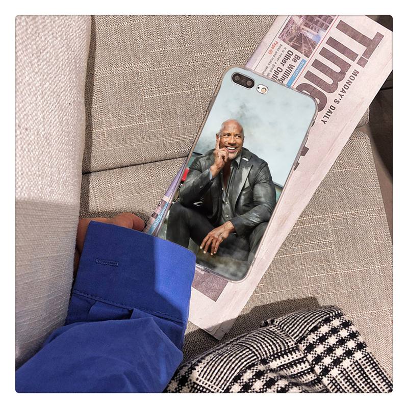 The Rock Dwayne Johnson Phone Case For Iphone 13 X XS MAX 6 6s 7 7plus 8 8Plus 5 5S Se 2020 XR 12 11 Pro Max Fundas Capa