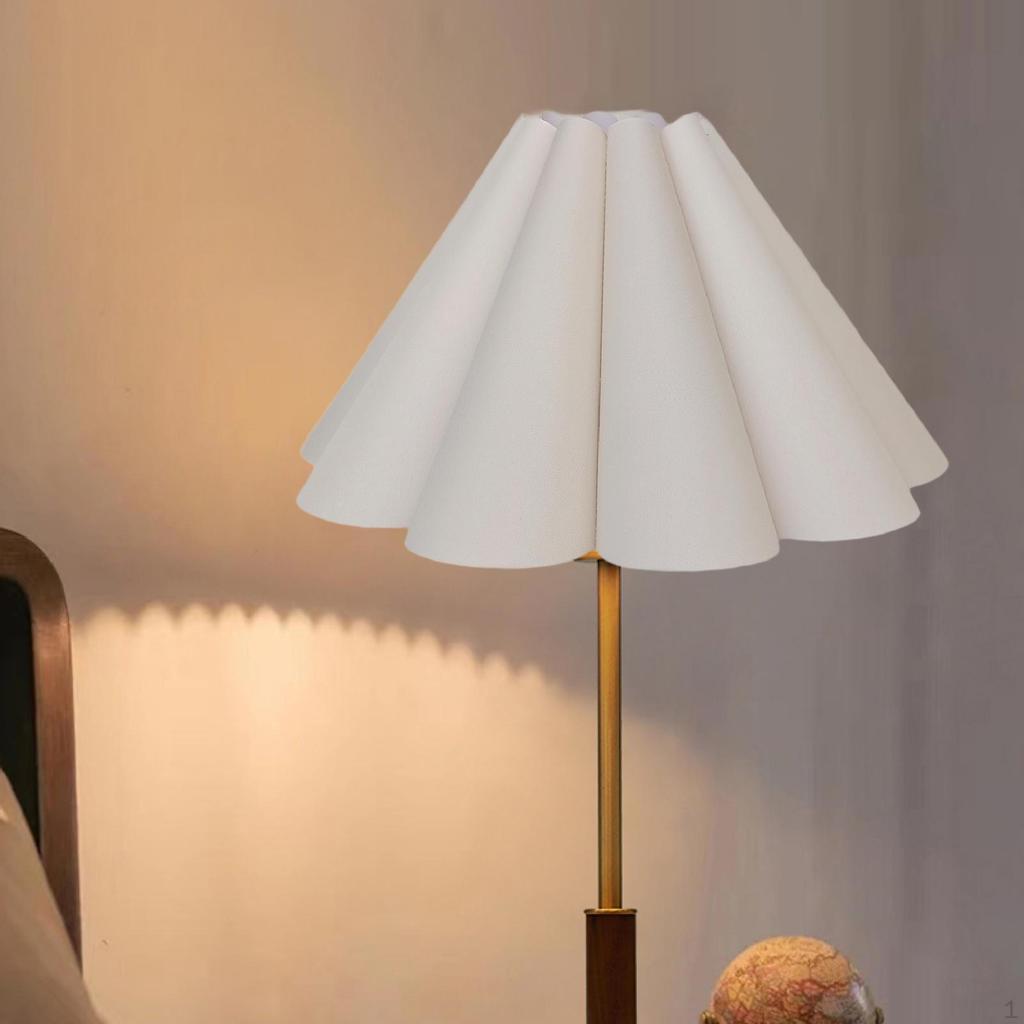 Petal Cloth Table Lamp Shade Decor Lampshade for Farmhouse Living Room Hotel
