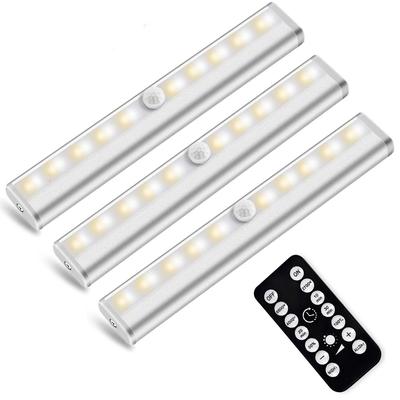 LED Köksbatteri 20 Hög Fjärrkontroll 3 Dimning Tidsinställning Ingen Kabeldragning Inomhus Lämplig för Bar och Annat Set om 3 Lampor, Batteridriven, Lysdioder, Ljusstyrka, Styrning,