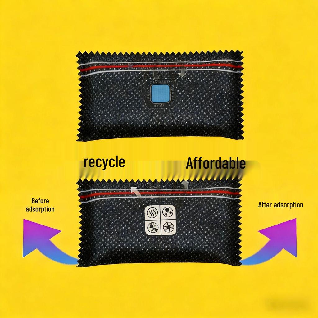 Color-Changing Moisture Absorbing Car Dehumidifying Bag - Anti-Mold, Anti-Moisture Household Pack