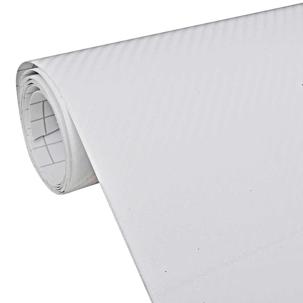 3D Car Wrap Film White 100x150 cm