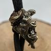 Bull Head Yak Brass Knife Beads EDC DIY Woven Bracelets Lanyard Key Chain Pendant Accessories Men Outdoor Tool Hangings Charms