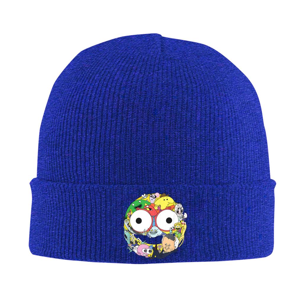 Smiling Friends Beanie Hats Bonnet Hats Men Women Street Outdoor Sport Knit Hat Autumn Winter Design Warm Caps