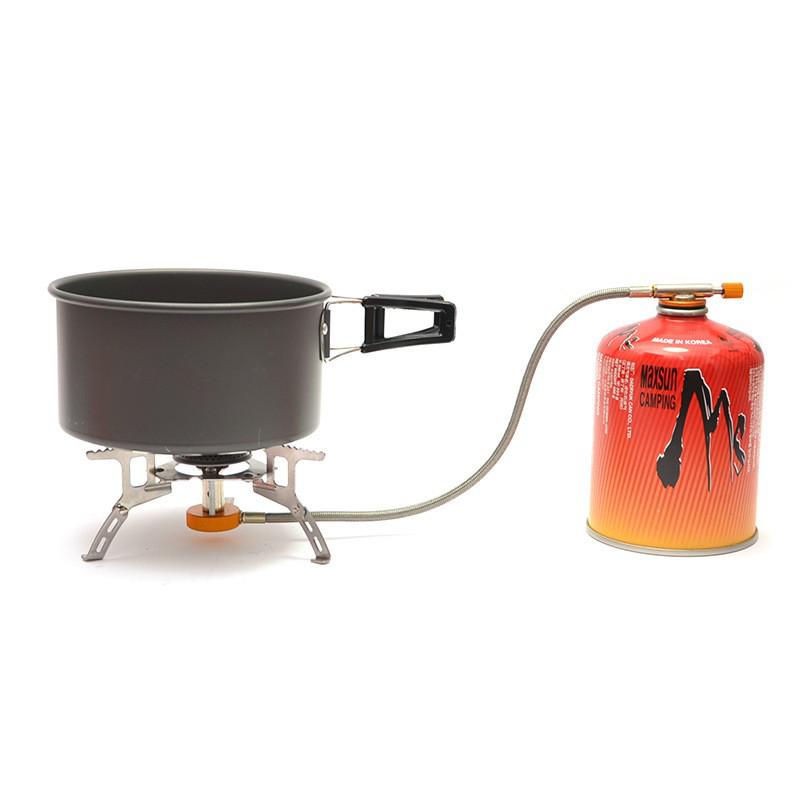 Portable Outdoor Camping Gas Stove Head: Split Design for Self-Driving, Fishing, and Picnic Cooking