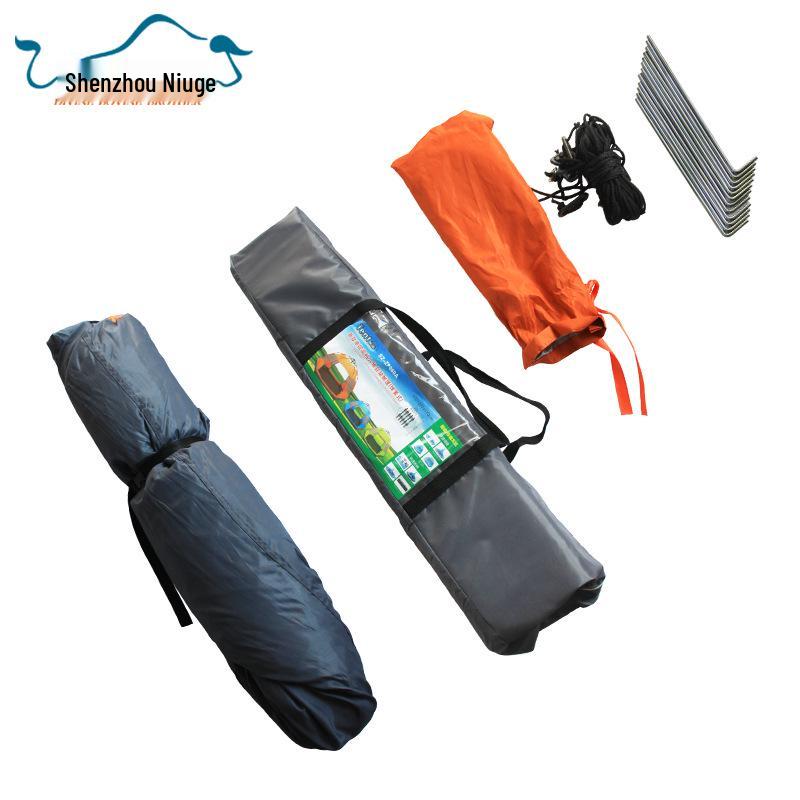Hexagonal Camping Tent: 6-10 Person, Large Space, Automatic, Portable, Rainproof & Sunproof - Quick Setup, No Assembly Needed.