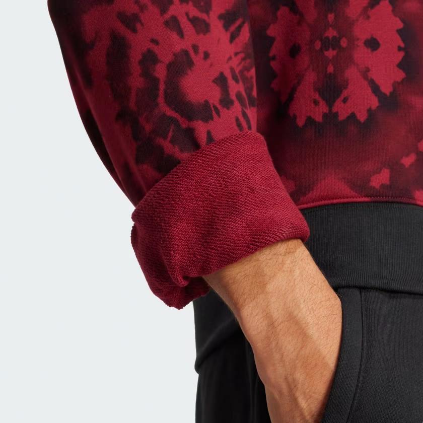 adidas Fashion Versatile Pullover Soccer Long-Sleeve Sweatshirt Men’s Patterned