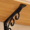 2 Pieces Triangular Shape Floating Shelf Brackets Invisible Shelf Support Right Angle Metal Wall Mounted Brackets